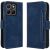 Чехол-книжка с карманами Deexe Wallet Stand для Motorola Edge 70 Fusion - Blue: фото 1 из 15