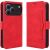 Чехол-книжка с карманами Deexe Wallet Stand для TECNO Spark 50 - Red: фото 1 из 17
