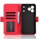 Чехол-книжка с карманами Deexe Wallet Stand для TECNO Spark 50 - Red (432404R). Фото 4 из 17