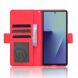 Чехол-книжка с карманами Deexe Wallet Stand (FF) для Samsung Galaxy Fold 8 Ultra - Red (435802R). Фото 2 из 8