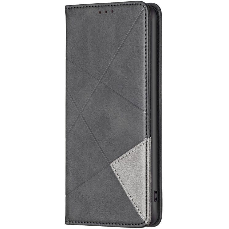 Чехол-книжка с карманами UniCase Geometric Pattern для Samsung Galaxy A37 (A376) - Black: фото 2 из 10