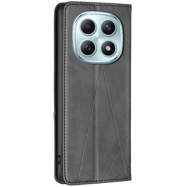 Чехол-книжка с карманами UniCase Geometric Pattern для Xiaomi Redmi Note 15 Pro Plus / Poco M8 Pro 5G - Black: фото 3 из 10