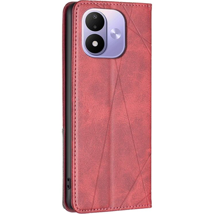 Чехол-книжка с карманами UniCase Geometric Pattern для Xiaomi Redmi Note 17 (4G/5G) - Red (430003R) Чехол-книжка с карманами UniCase Geometric Pattern для Xiaomi Redmi Note 17 (4G/5G) - Red: фото 3 из 10