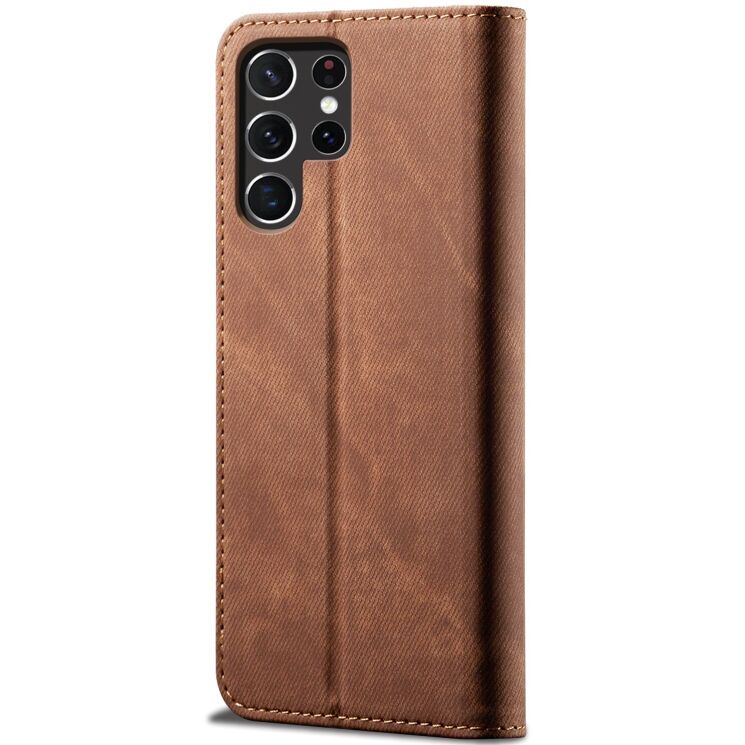 Чехол-книжка с карманами UniCase Jeans Wallet для Samsung Galaxy S26 Ultra (S948) - Coffee: фото 6 из 6