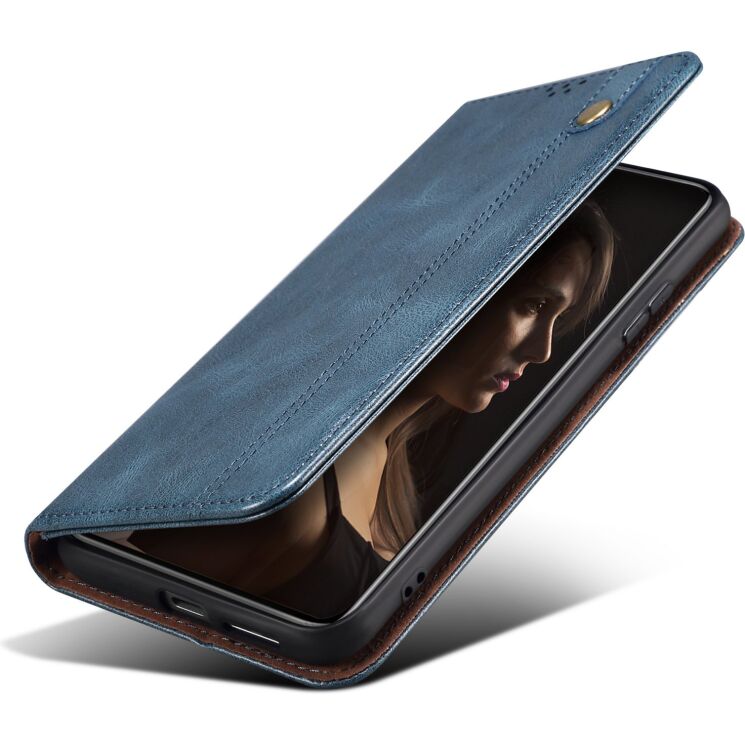Чехол-книжка с карманами UniCase Leather Wallet для Samsung Galaxy S26 Ultra (S948) - Blue: фото 4 из 8
