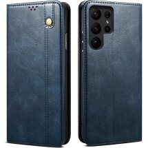 Чохол-книжка з кишеньками UniCase Leather Wallet для Samsung Galaxy S26 Ultra (S948) - Blue: фото 1 з 8