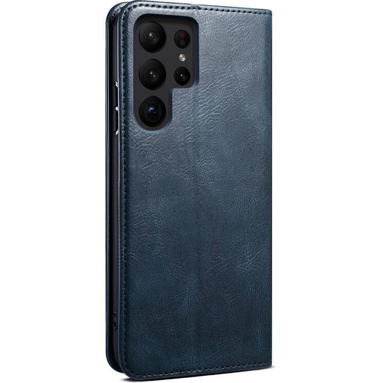 Чехол-книжка с карманами UniCase Leather Wallet для Samsung Galaxy S26 Ultra (S948) - Blue: фото 6 из 8