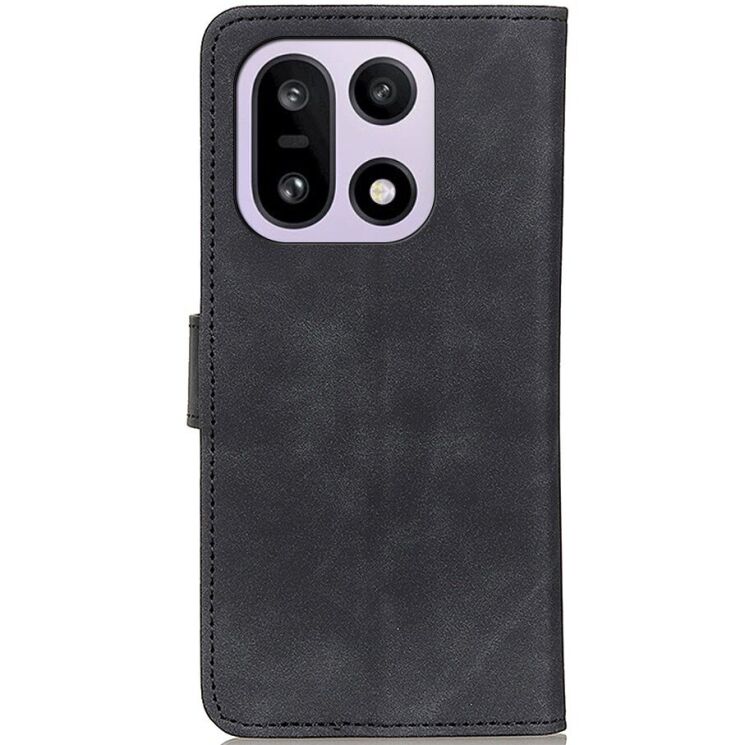 Чехол-книжка с застежкой KHAZNEH Retro Wallet для OnePlus 15 - Black: фото 5 из 10