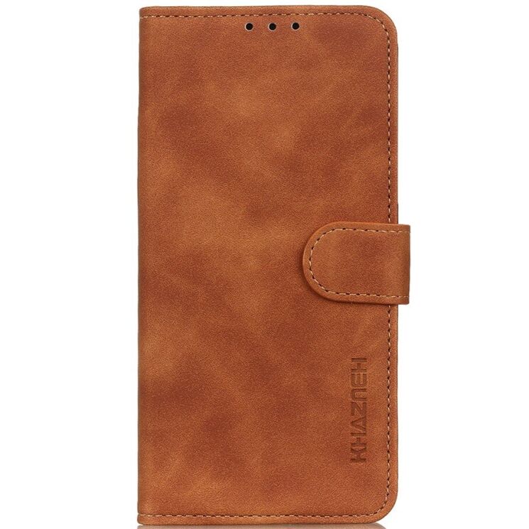 Чехол-книжка с застежкой KHAZNEH Retro Wallet для Xiaomi Poco X8 Pro Max - Brown: фото 5 из 8
