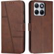 Чехол-книжка с застежкой UniCase Jet Cover для Motorola Edge 70 Fusion - Brown (409505Z)
