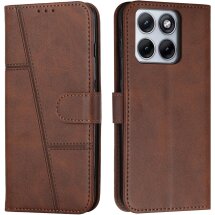 Чехол-книжка с застежкой UniCase Jet Cover для Motorola Edge 70 Fusion - Brown: фото 1 из 10