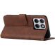 Чехол-книжка с застежкой UniCase Jet Cover для Motorola Edge 70 Fusion - Brown (409505Z). Фото 3 из 10