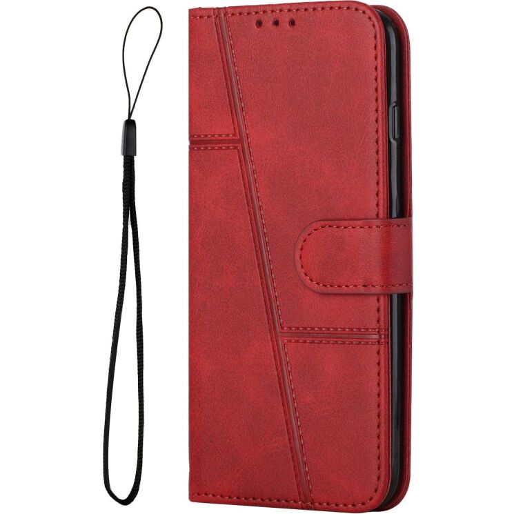 Чехол-книжка с застежкой UniCase Jet Cover для OPPO Reno 16 / 16 Pro - Red: фото 3 из 10