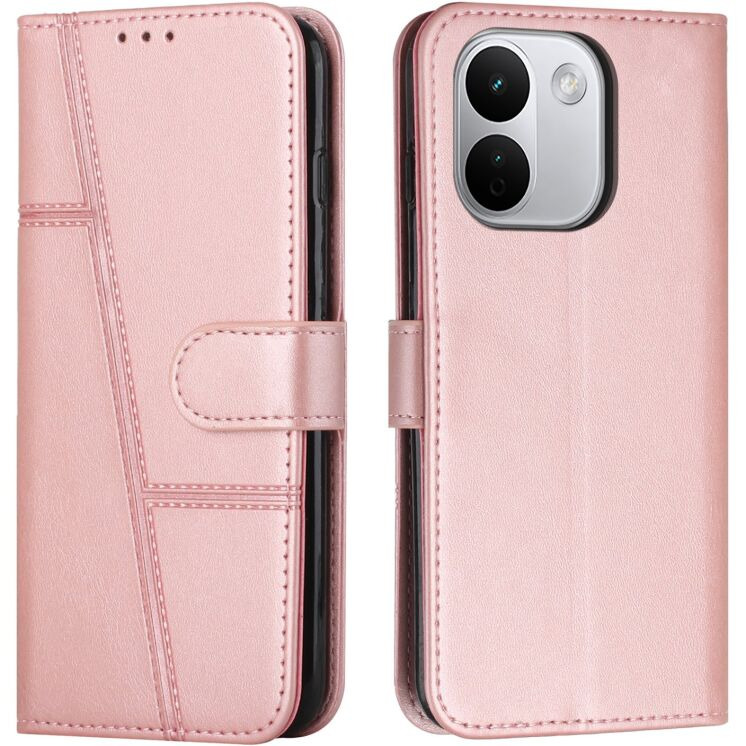 Чехол-книжка с застежкой UniCase Jet Cover для Xiaomi Redmi Note 17 Pro Max / 17 Pro Plus - Rose Gold (430501RG) Чехол-книжка с застежкой UniCase Jet Cover для Xiaomi Redmi Note 17 Pro Max / 17 Pro Plus - Rose Gold: фото 1 из 10