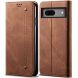 Чехол-книжка UniCase Jeans Wallet для Google Pixel 8A - Coffee (341049C). Фото 1 из 6