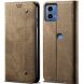 Чохол-книжка UniCase Jeans Wallet для Motorola Moto G24 Power - Khaki (347914K). Фото 1 з 6
