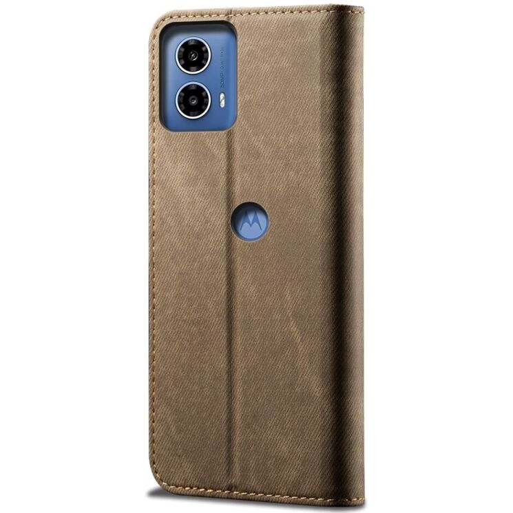 Чохол-книжка UniCase Jeans Wallet для Motorola Moto G24 Power - Khaki: фото 6 з 6