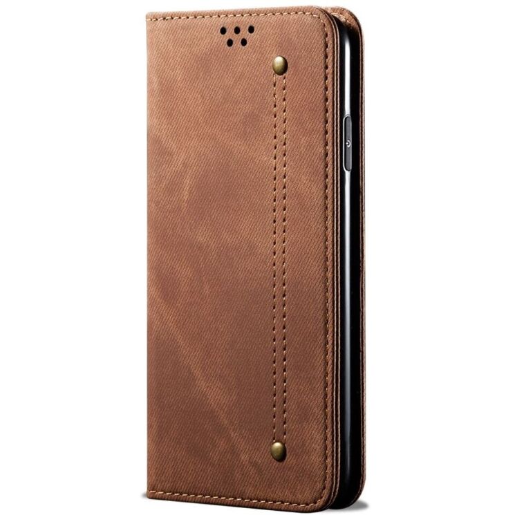 Чохол-книжка UniCase Jeans Wallet для Realme C55 - Brown: фото 7 з 8