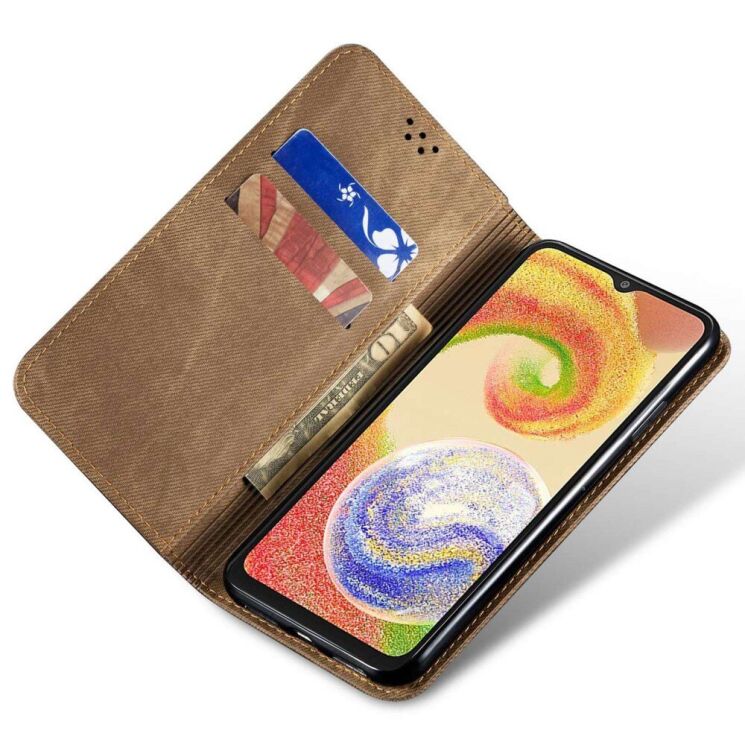 Чохол-книжка UniCase Jeans Wallet для Samsung Galaxy A26 (A266) - Khaki: фото 2 з 6