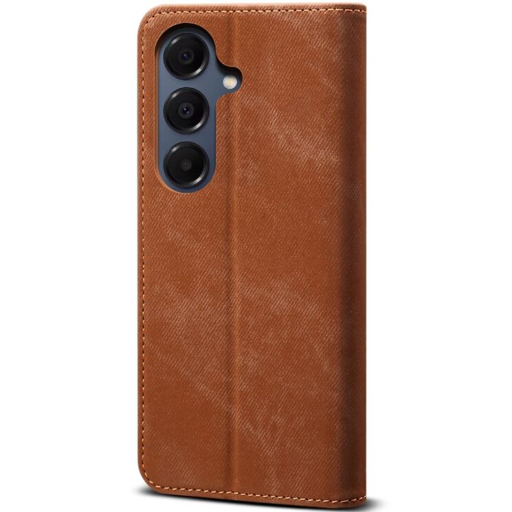 Чехол-книжка UniCase Jeans Wallet для Samsung Galaxy S25 FE (S731) - Coffee: фото 6 из 7