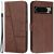 Чехол-книжка UniCase Jet Cover для Google Pixel 8 Pro - Brown: фото 1 из 11