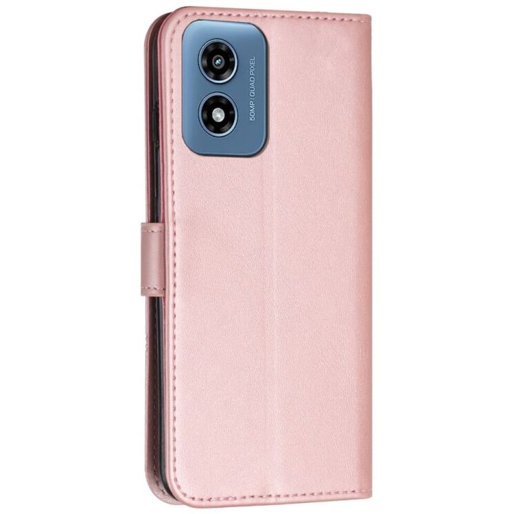 Чехол-книжка UniCase Jet Cover для Motorola Moto G24 / G04 / G04s / E14 - Rose Gold: фото 5 из 11