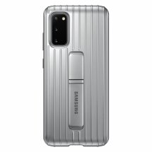 Чохол Protective Standing Cover для Samsung Galaxy S20 (G980) EF-RG980CSEGRU - Silver: фото 1 з 6