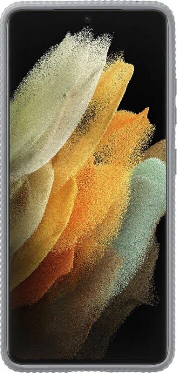 Чехол Protective Standing Cover для Samsung Galaxy S21 Ultra (G998) EF-RG998CJEGRU - Light Gray: фото 2 из 2