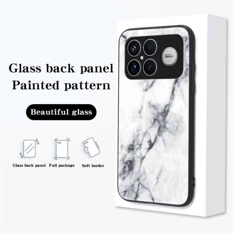 Чехол с рисунком Deexe Gradient Pattern для Xiaomi Poco F8 Ultra - Red: фото 6 из 7