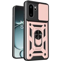 Чехол с защитой камеры Deexe Armor Shield для OnePlus 15R - Rose Gold: фото 1 из 8