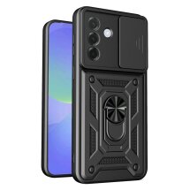Чехол с защитой камеры Deexe Armor Shield для Samsung Galaxy A27 (A276) - Black: фото 1 из 9