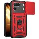 Чохол із захистом камери Deexe Armor Shield для TECNO Spark 50 Pro - Red (269801R). Фото 1 з 9