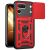 Чохол із захистом камери Deexe Armor Shield для TECNO Spark 50 Pro - Red: фото 1 з 9