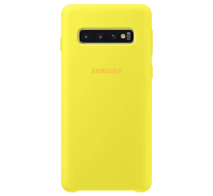 Чехол Silicone Cover для Samsung Galaxy S10 (G973) EF-PG973TYEGRU - Yellow: фото 1 из 5
