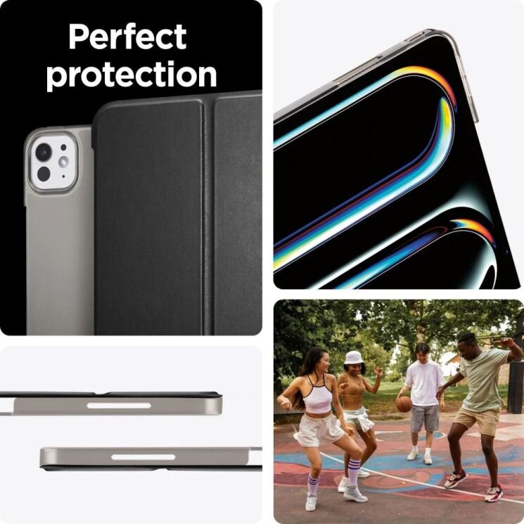 Чехол Spigen (SGP) Smart Fold для Apple iPad Pro 11 (2024) - Black: фото 15 из 15