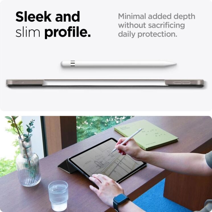 Чехол Spigen (SGP) Smart Fold для Apple iPad Pro 11 (2024) - Black: фото 14 из 15