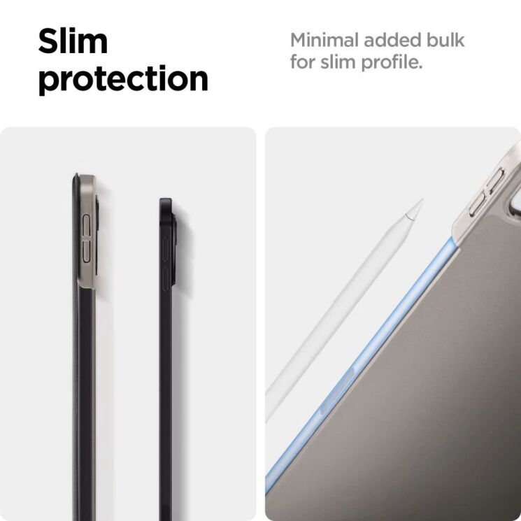 Чехол Spigen (SGP) Smart Fold для Apple iPad Pro 11 (2024) - Black: фото 12 из 15