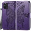 Чехол UniCase Butterfly Pattern для Motorola Edge 30 Neo - Light Purple (319617LV)