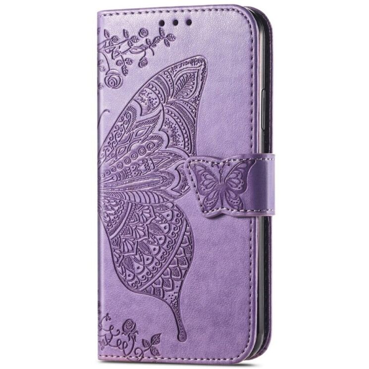 Чехол UniCase Butterfly Pattern для OPPO A3x / A3 / A40m - Light Purple: фото 5 из 7