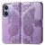 Чехол UniCase Butterfly Pattern для OPPO A3x / A3 / A40m - Light Purple: фото 1 из 7