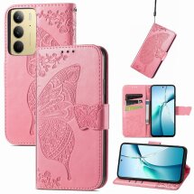 Чехол UniCase Butterfly Pattern для Realme C75 - Pink: фото 1 из 9