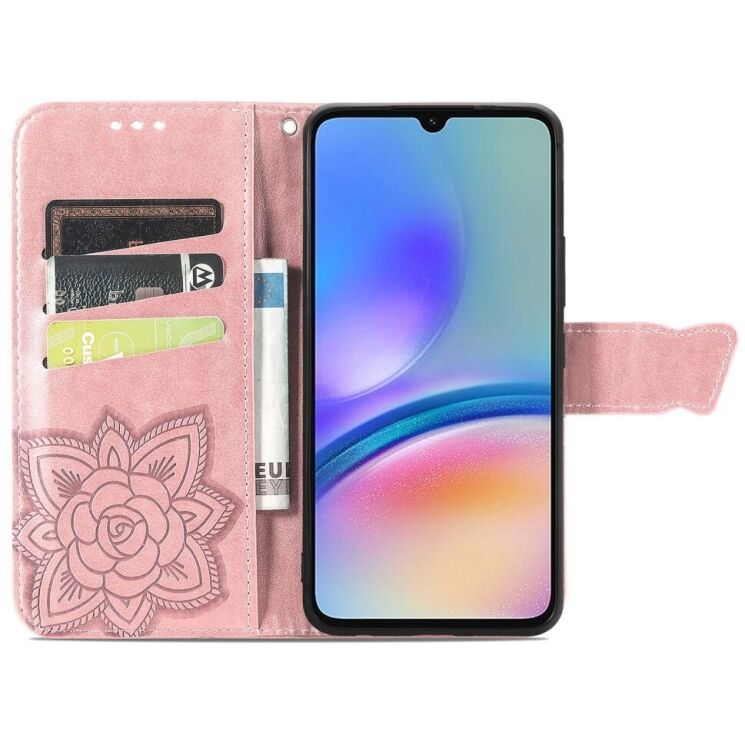 Чехол UniCase Butterfly Pattern для Samsung Galaxy A05s (A057) - Rose Gold: фото 2 из 6