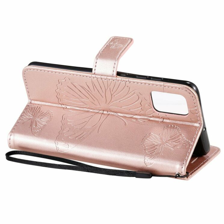 Чехол UniCase Butterfly Pattern для Samsung Galaxy A51 (А515) - Rose Gold: фото 9 из 10