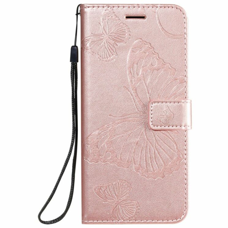 Чехол UniCase Butterfly Pattern для Samsung Galaxy A51 (А515) - Rose Gold: фото 2 из 10