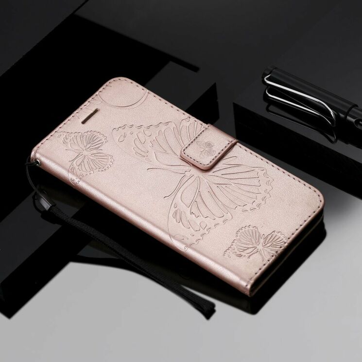 Чехол UniCase Butterfly Pattern для Samsung Galaxy A51 (А515) - Rose Gold: фото 10 из 10