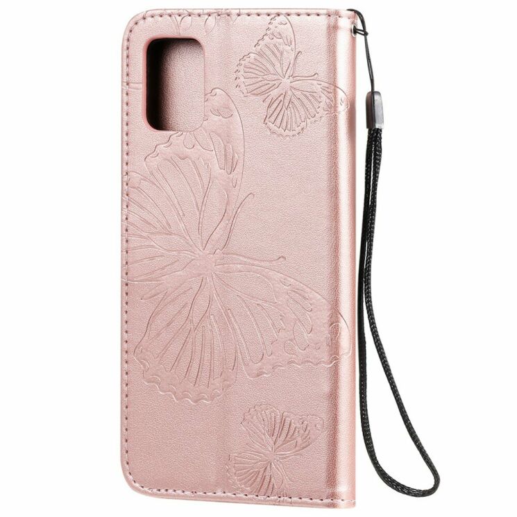 Чехол UniCase Butterfly Pattern для Samsung Galaxy A51 (А515) - Rose Gold: фото 4 из 10