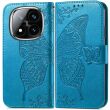 Чехол UniCase Butterfly Pattern для Xiaomi Redmi Note 14 Pro Plus - Blue (373218L)