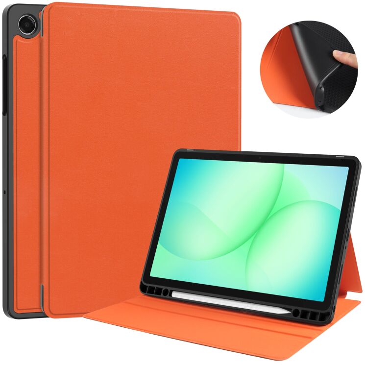 Чехол UniCase Stand Cover для Samsung Galaxy Tab A11 Plus (X230/236) - Orange (401616O) Чехол UniCase Stand Cover для Samsung Galaxy Tab A11 Plus (X230/236) - Orange: фото 1 из 10