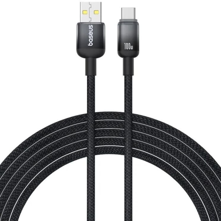 Кабель Baseus Discolor Series USB to Type-C (100W, 1m) P10374903 - Cluster Black: фото 1 из 23