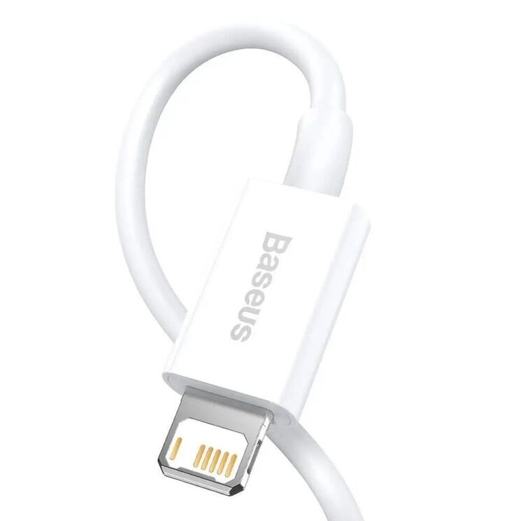 Кабель Baseus Superior Series USB to Lightning (2.4A, 1m) CALYS-A02 - White: фото 3 из 22